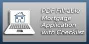 PDF Fill-able Mortgage Application with Checklist